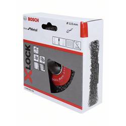 Bosch Accessories Okružní brusný kartáč Clean for Metal X-LOCK, zvlněný, 115 mm, 0,3 mm 2608620732 2608620732 1 ks