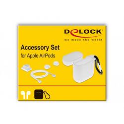 Delock 18351 Ochranné nabíjecí pouzdro Vhodné pro (sluchátka):sluchátka in-ear bílá