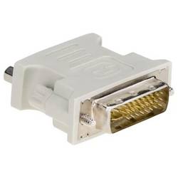 Akyga AK-AD-12 DVI adaptér [1x DVI zástrčka 24+5pólová - 1x VGA zásuvka] bílá