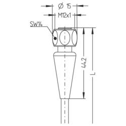 Escha FB-WAKH4-10/S3930 připojovací kabel pro senzory - aktory, 8058558, piny: 4, 10.0 m, 1 ks