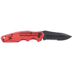 4K5 Tools TK 100 DropPoint Knife 600.100A zavírací kapesní nůž s pouzdrem červená, černá