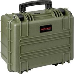 Explorer Cases 3823HL.G green with pick & pluck foam outdoorový kufřík, (š x v x h) 38 x 27 x 23 cm, olivově zelená , 3823HL.G