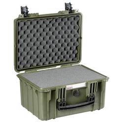 Explorer Cases 3823HL.G green with pick & pluck foam outdoorový kufřík, (š x v x h) 38 x 27 x 23 cm, olivově zelená , 3823HL.G