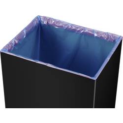 Hailo Bix-Box Swing XL 8602410 odpadkový koš, 52 l, ocelový plech, (d x š x v) 340 x 339 x 763 mm, černá, se samouzavíracím víkem, 1 ks