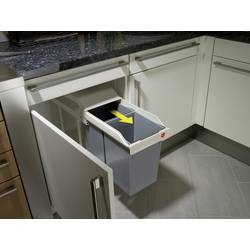 Hailo Multi-Box Duo L 3659-001 systém třídění odpadu 28 l ocelový plech (š x v x h) 262 x 505 x 448 mm šedá, bílá 1 ks