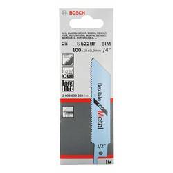 Bosch Accessories 2608656269 Pilový plátek do pily ocasky S 522 BF - Flexible for Metal Délka řezacího listu 100 mm 2 ks