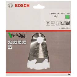 Bosch Accessories Optiline Wood 2608641168 tvrdokovový pilový kotouč 140 x 20 x 2.4 mm Počet zubů (na palec): 12 1 ks
