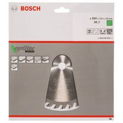 Bosch Accessories Optiline Wood 2608640818 tvrdokovový pilový kotouč 184 x 16 x 2.6 mm Počet zubů (na palec): 36 1 ks