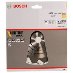 Bosch Accessories Construct Wood 2608641199 tvrdokovový pilový kotouč 150 x 20 x 2.4 mm Počet zubů (na palec): 12 1 ks