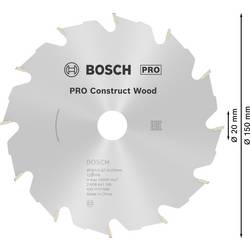 Bosch Accessories Construct Wood 2608641199 tvrdokovový pilový kotouč 150 x 20 x 2.4 mm Počet zubů (na palec): 12 1 ks