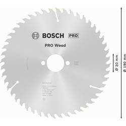 Bosch Accessories Optiline Wood 2608641186 tvrdokovový pilový kotouč 190 x 30 x 2 mm Počet zubů (na palec): 48 1 ks