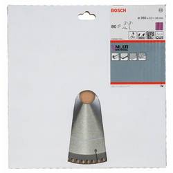 Bosch Accessories Multi Material 2608641204 tvrdokovový pilový kotouč 260 x 30 x 3.2 mm Počet zubů (na palec): 80 1 ks