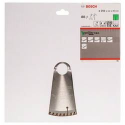 Bosch Accessories Optiline 2608640645 tvrdokovový pilový kotouč 250 x 30 x 3.2 mm Počet zubů (na palec): 80 1 ks