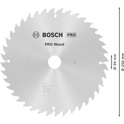Bosch Accessories Optiline 2608640643 tvrdokovový pilový kotouč 250 x 30 x 3.2 mm Počet zubů (na palec): 40 1 ks
