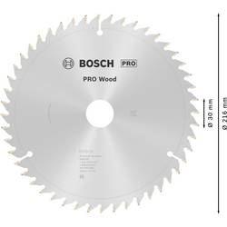 Bosch Accessories Optiline 2608640641 tvrdokovový pilový kotouč 216 x 30 x 2.8 mm Počet zubů (na palec): 48 1 ks