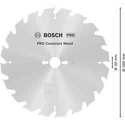 Bosch Accessories Construct Wood 2608640690 tvrdokovový pilový kotouč 300 x 30 x 3.2 mm Počet zubů (na palec): 20 1 ks