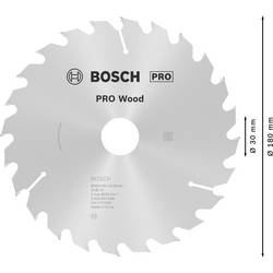 Bosch Accessories Optiline 2608640608 tvrdokovový pilový kotouč 180 x 30 x 2.6 mm Počet zubů (na palec): 24 1 ks