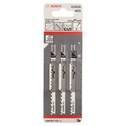 Bosch Accessories 2608637723 Pilový plátek do kmitací pily U 101 D - Clean for Wood 3 ks