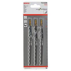 Bosch Accessories 2608635187 Pilový plátek do kmitací pily T 313 AW - Special for Soft Material 3 ks