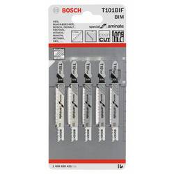 Bosch Accessories 2608636431 Pilový plátek do kmitací pily T 101 BIF - Special for Laminate 5 ks