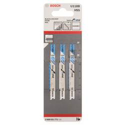 Bosch Accessories 2608631771 Pilový plátek do kmitací pily U 118 B - Basic for Metal 3 ks