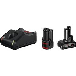 Bosch Professional 1600A01NC9 GAL 12V-40 + 1x GBA 12V 2.0Ah + 1x GBA 12V 4.0Ah akumulátor do nářadí a nabíječka 12 V 2 Ah, 6 Ah Li-Ion