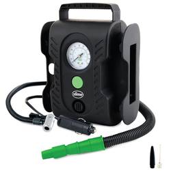Slime Multi-Purpose Tyre Kompressor, 40066, kompresor, 7 bar, 12V adaptér pro napájení přes kabel, analogový manometr, s pracovní lampou