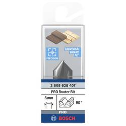 Bosch Accessories 2608628407 drážkovací fréza, tvrdokov, Délka 45 mm, Vnější Ø 16 mm, Ø hřídele 8 mm