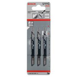 Bosch Accessories 2608630566 Pilový plátek do kmitací pily U 111 C - Basic for Wood 3 ks