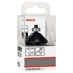 Bosch Accessories 2608628352 fazetovací fréza, tvrdokov, Délka 56 mm, Ø hřídele 8 mm