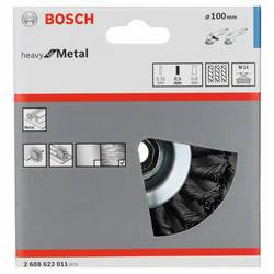 Kuželový kartáč - 100 mm, 0,5 mm, 12 mm, M14 Bosch Accessories 2608622011 Průměr 100 mm