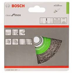 Bosch Accessories Kotoučový kartáč, nerezový - 115 mm, 0,3 mm, M14 2608622107 2608622107 1 ks
