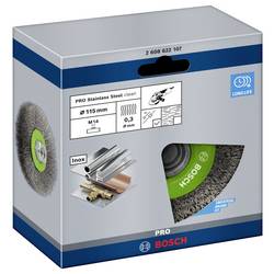 Bosch Accessories Kotoučový kartáč, nerezový - 115 mm, 0,3 mm, M14 2608622107 2608622107 1 ks