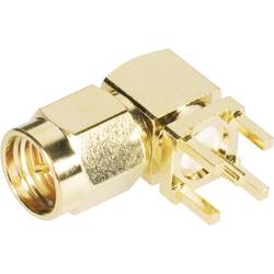 BKL Electronic 0409060 0409060 SMA konektor zástrčka, vestavná úhlová 50 Ω 1 ks