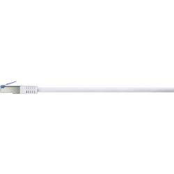 Renkforce RF-4732886 RJ45 síťové kabely, propojovací kabely CAT 6A S/FTP 2.00 m šedá flexibilní provedení, pozlacené kontakty 1 ks