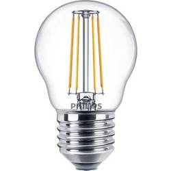 Philips LED 34732800 LED Energetická třída (EEK2021) F (A - G) E27 kapkový tvar 4.3 W = 40 W teplá bílá (Ø x v) 45 mm x 80 mm nestmívatelné 1 ks