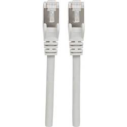 Intellinet 317139 RJ45 síťové kabely, propojovací kabely CAT 6A S/FTP 1.50 m šedá fóliové stínění, stínění pletivem, bez halogenů 1 ks