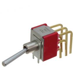 C & K Switches 7301L1D9ABE Toggle Switch 7000 Series 20 V/AC, 20 V/DC 3x zap/zap 1 ks Bulk