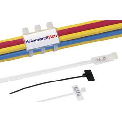 HellermannTyton 111-81860 IT18R-PA66-BK stahovací pásek se značením Druh montáže: kabelové spony Potisknutelná plocha: 25 x 8 mm 1000 ks