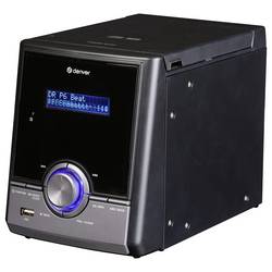 Denver MDA-285 stereo systém DAB+, FM, CD, Bluetooth, MP3, 2 x 5 W černá