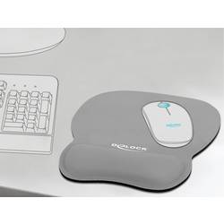 Delock 12698 podložka pod myš ergonomická, flexibilita šedá