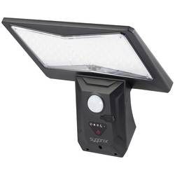 Sygonix SY-5626570 venkovní solární nástěnné osvětlení s PIR senzorem LED pevně vestavěné LED 6 W černá