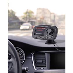 Albrecht DR57 DAB+ rádio adaptér do auta funkce handsfree, uchycení přísavkami