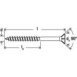 Fischer 573057 šrouby do dřevotřísky 60 mm TX 200 ks