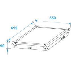 Roadinger Spezial Kombi Case 30110001 case (kufr) (d x š x v) 570 x 640 x 960 mm