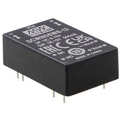MEAN WELL DCWN06W8-15 DC/DC měnič napětí 24 V -15 V -0.200 A 6 W Obsah 1 ks