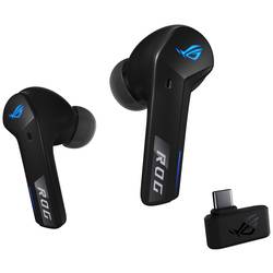 Asus ROG Cetra True Wireless Speednova špuntová sluchátka (In Ear) Bluetooth® stereo černá Potlačení hluku Nabíjecí pouzdro Gaming