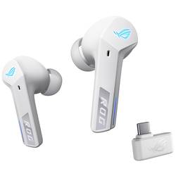 Asus ROG Cetra True Wireless Speednova špuntová sluchátka (In Ear) Bluetooth® stereo bílá Potlačení hluku Nabíjecí pouzdro Gaming