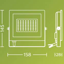 Philips LED Lois 929004641801 venkovní LED reflektor 30 W Barvy světla (LED svítidlo): teplá bílá