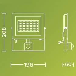 Philips LED Lois 929004642601 venkovní LED reflektor s PIR detektorem 50 W Barvy světla (LED svítidlo): teplá bílá